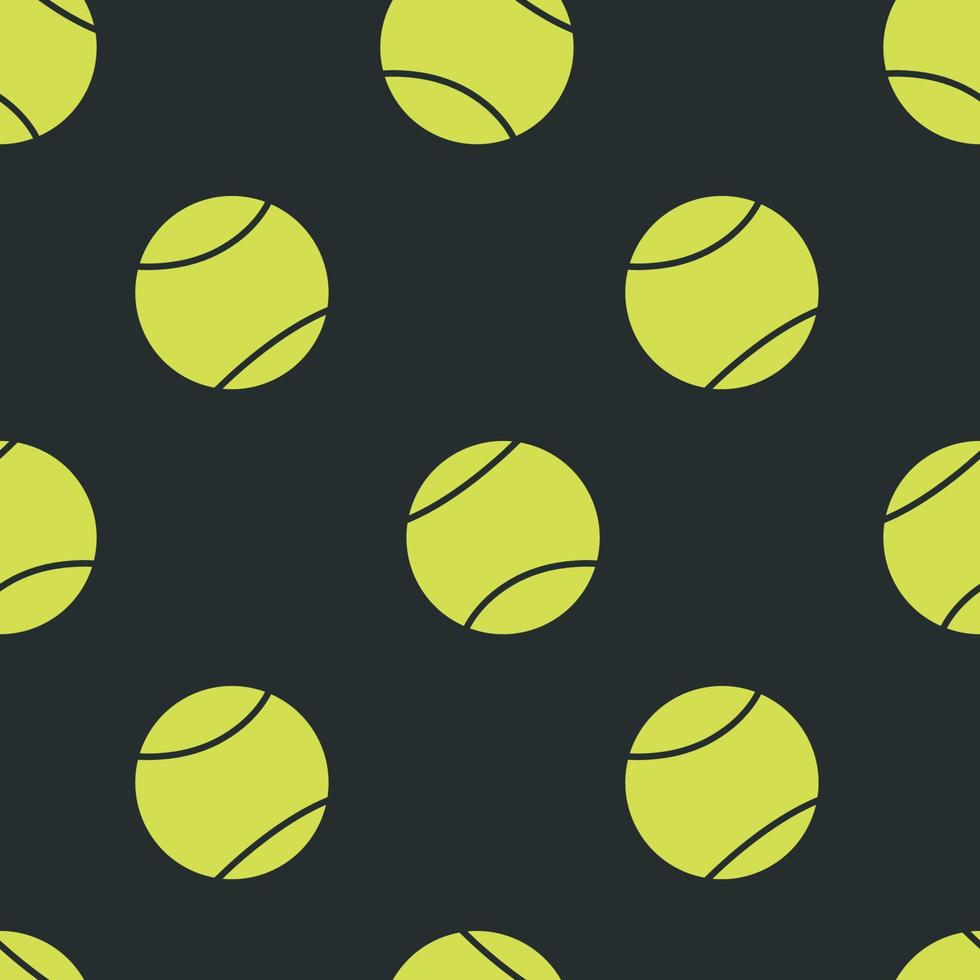 mano disegnato senza soluzione di continuità modello. tennis palle vettore