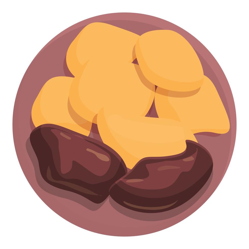 Patata pasto icona cartone animato vettore. Portogallo cibo vettore