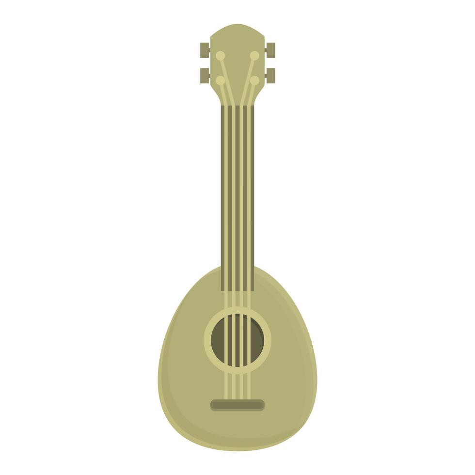 basso ukulele icona cartone animato vettore. chitarra ukulele vettore