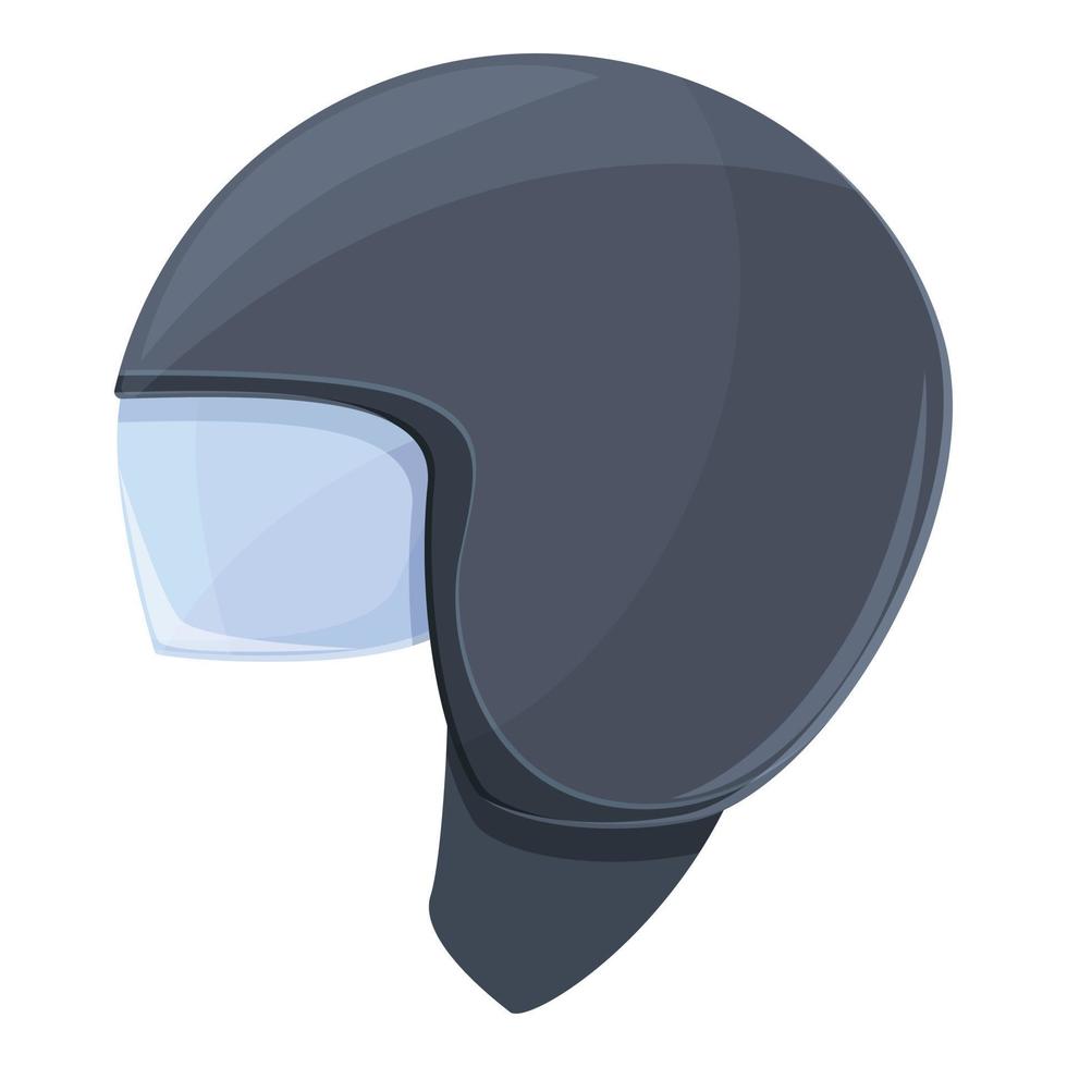 sport motociclista casco icona cartone animato vettore. parte guanto vettore