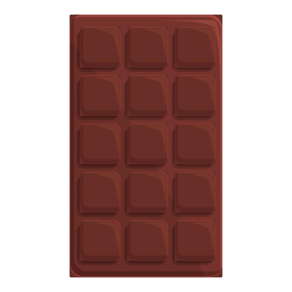 cioccolato bar icona cartone animato vettore. caramella pezzo vettore