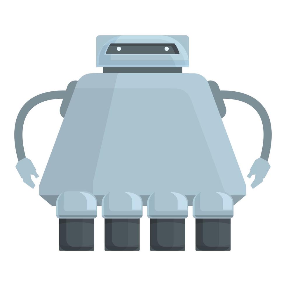 androide robot icona cartone animato vettore. carino personaggio vettore
