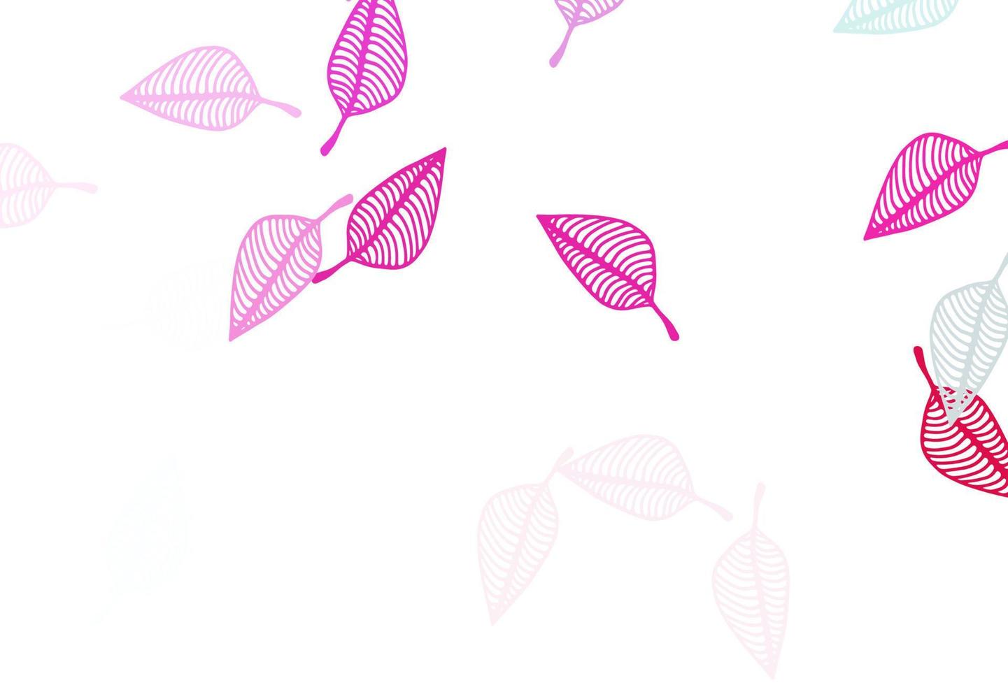 copertina doodle vettoriale rosa chiaro.
