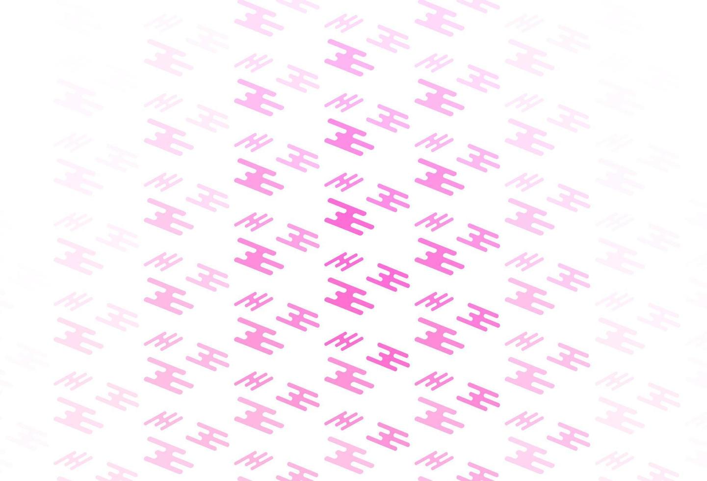 trama vettoriale rosa chiaro con linee colorate.