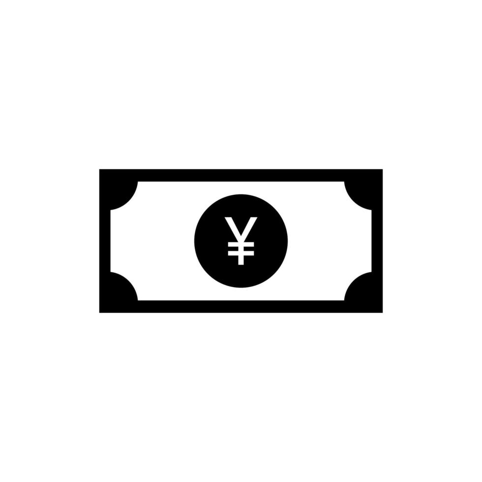Giappone i soldi moneta, yen icona simbolo, Yen giapponese cartello. vettore illustrazione