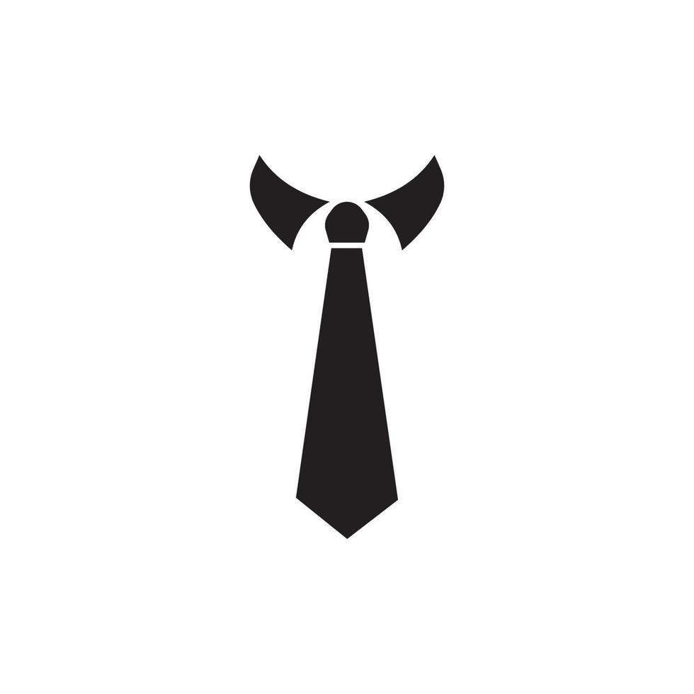 cravatta icona logo vettore design