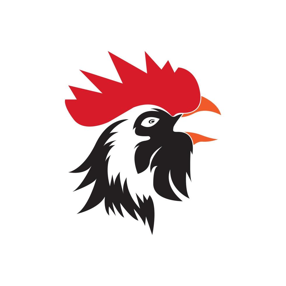 Gallo logo modello vettore