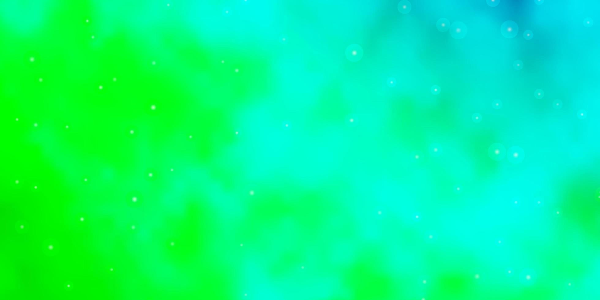 modello blu e verde con stelle astratte vettore