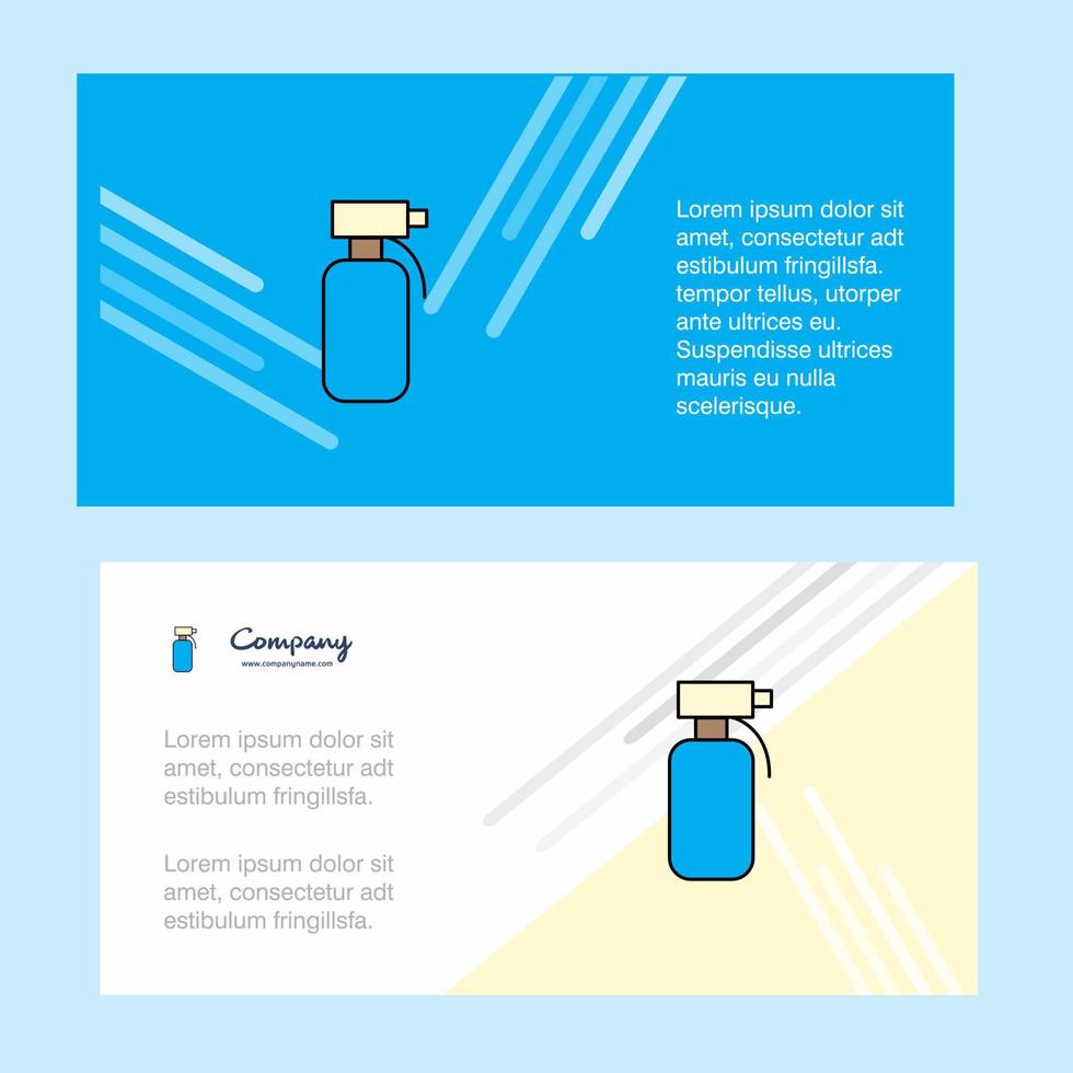 acqua doccia astratto aziendale attività commerciale bandiera modello orizzontale pubblicità attività commerciale bandiera vettore