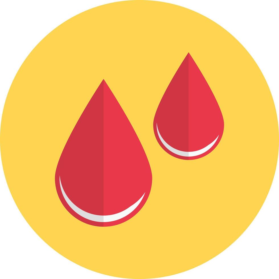 illustrazione vettoriale di goccia di sangue su uno sfondo simboli di qualità premium. icone vettoriali per il concetto e la progettazione grafica.