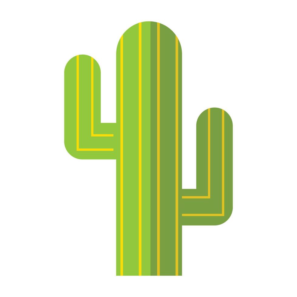 cactus piatto simbolo vettore