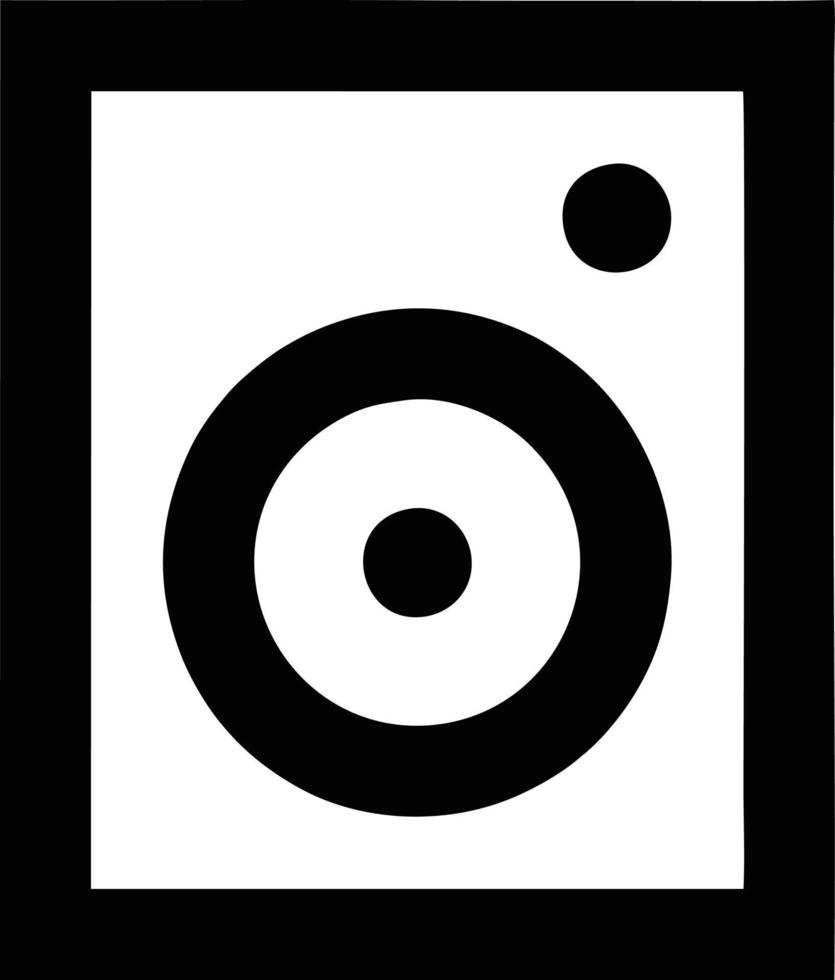 simbolo dell'icona del suono dell'altoparlante sullo sfondo bianco vettore