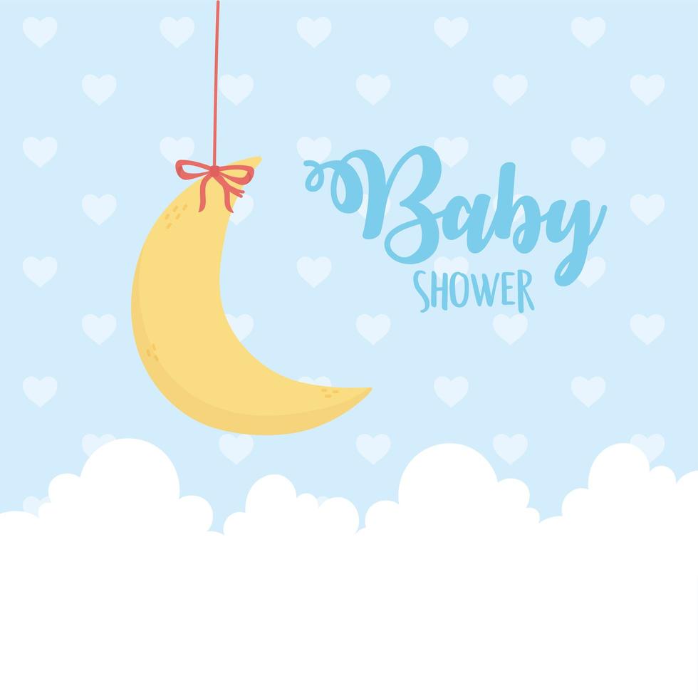 simpatico baby shower card vettore