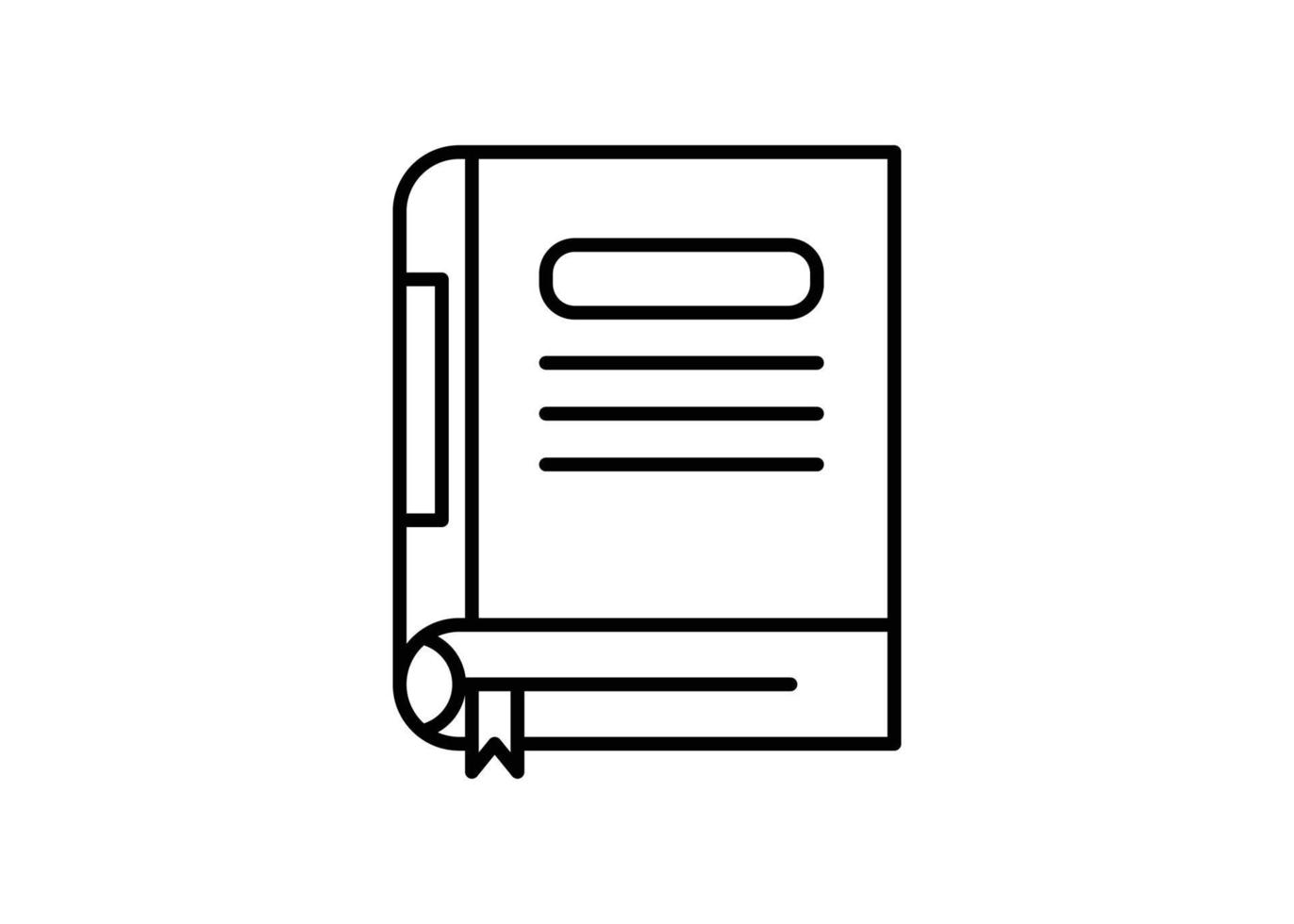 libro icona logo design modello vettore isolato illustrazione