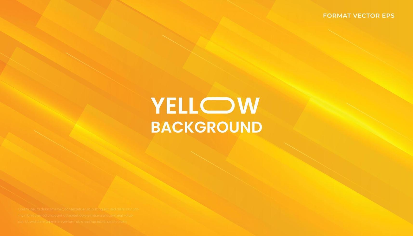 astratto dinamico geometrico giallo e arancia sfondo. vettore illustrazione