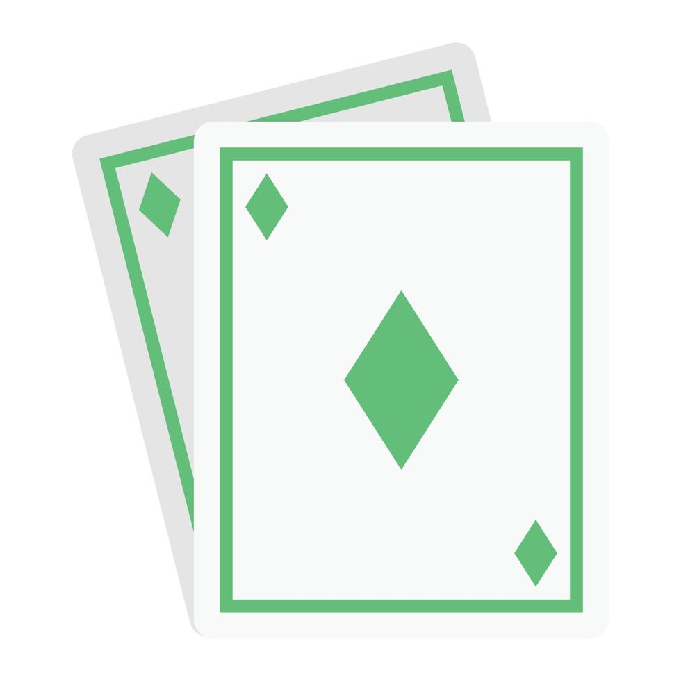 illustrazione vettoriale di carte da gioco su uno sfondo. simboli di qualità premium. icone vettoriali per il concetto e la progettazione grafica.