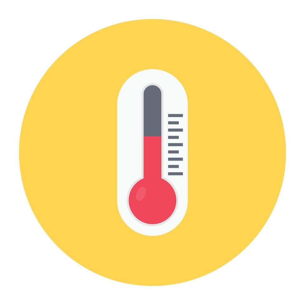 illustrazione vettoriale della temperatura su uno sfondo. simboli di qualità premium. icone vettoriali per il concetto e la progettazione grafica.