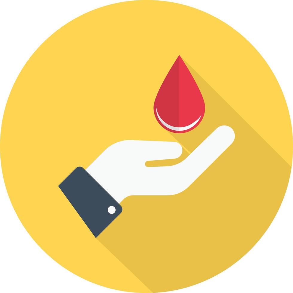 illustrazione vettoriale di donazione di sangue su uno sfondo simboli di qualità premium. icone vettoriali per il concetto e la progettazione grafica.