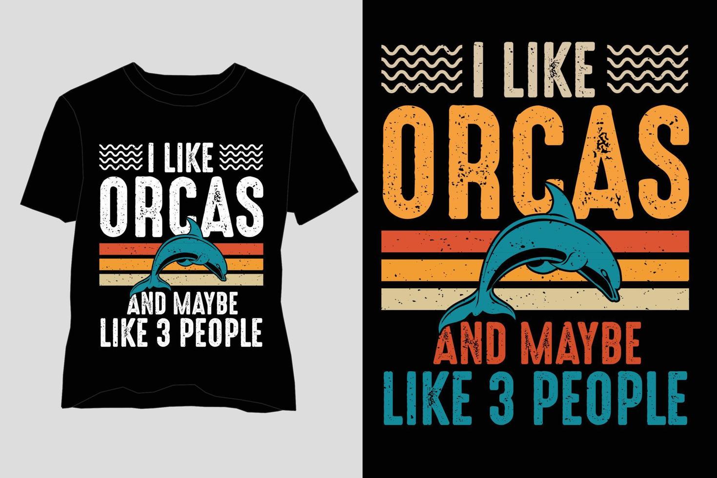 io piace orche e può essere 3 persone t camicia design vettore