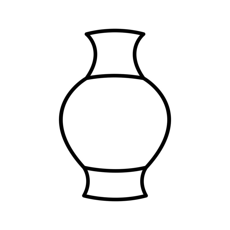 antico vaso vettore icona