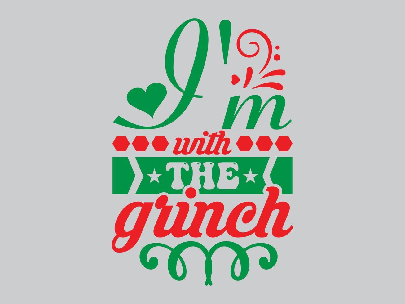 grinch t camicia design file vettore