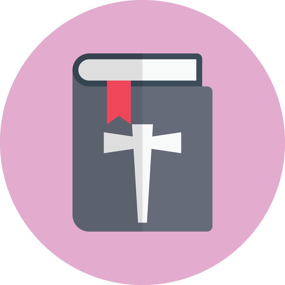 illustrazione vettoriale del libro della Bibbia su uno sfondo. simboli di qualità premium. icone vettoriali per il concetto e la progettazione grafica.