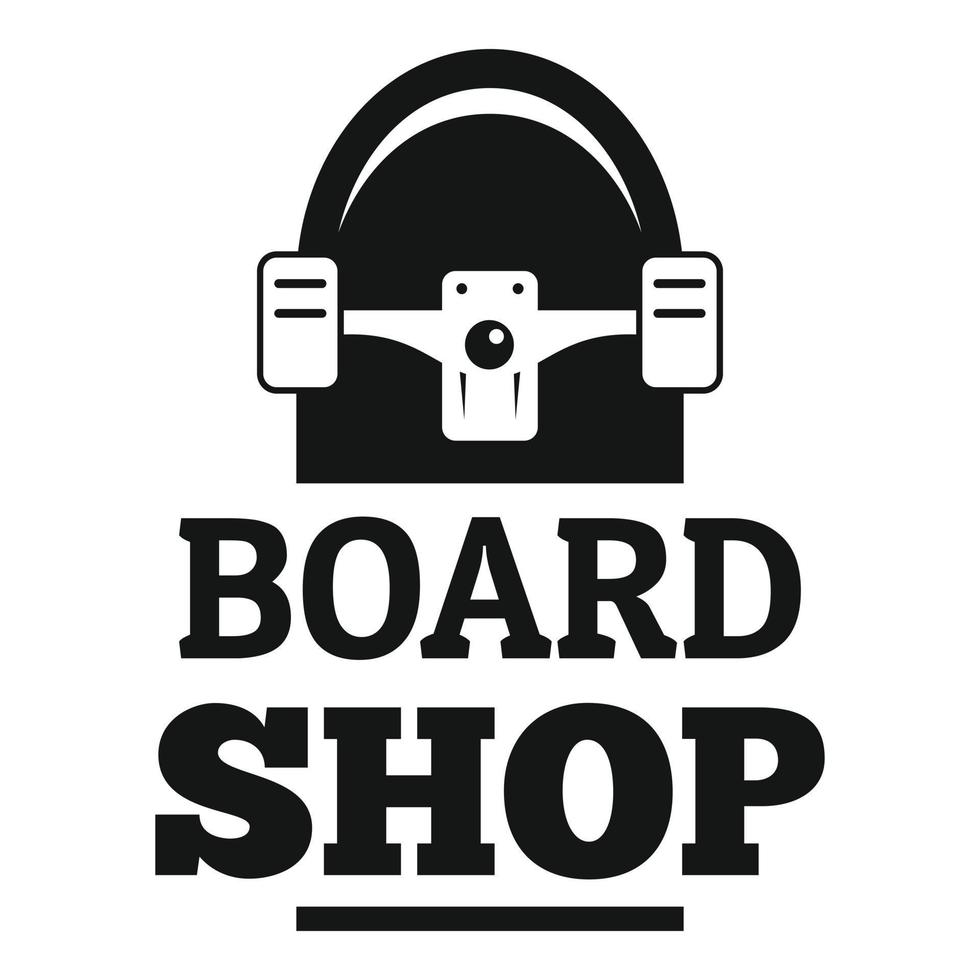 tavola negozio logo, semplice stile vettore