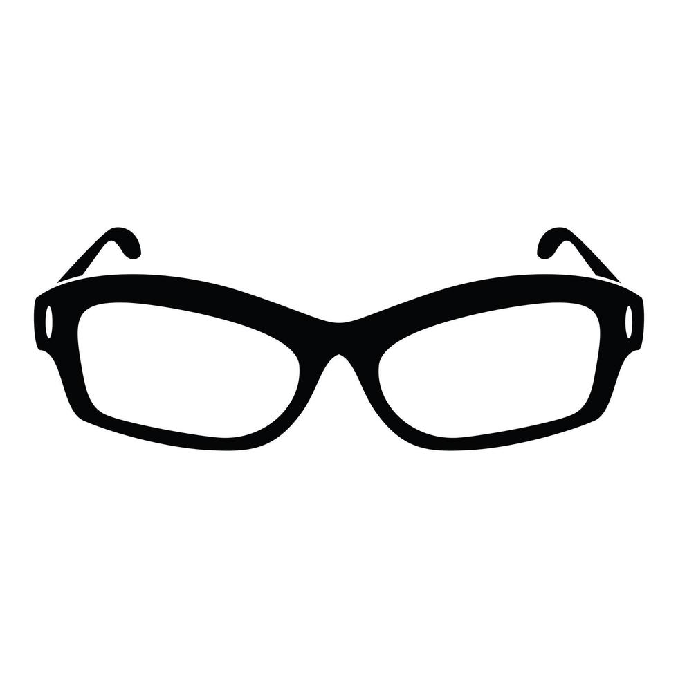occhiali icona, semplice stile. vettore