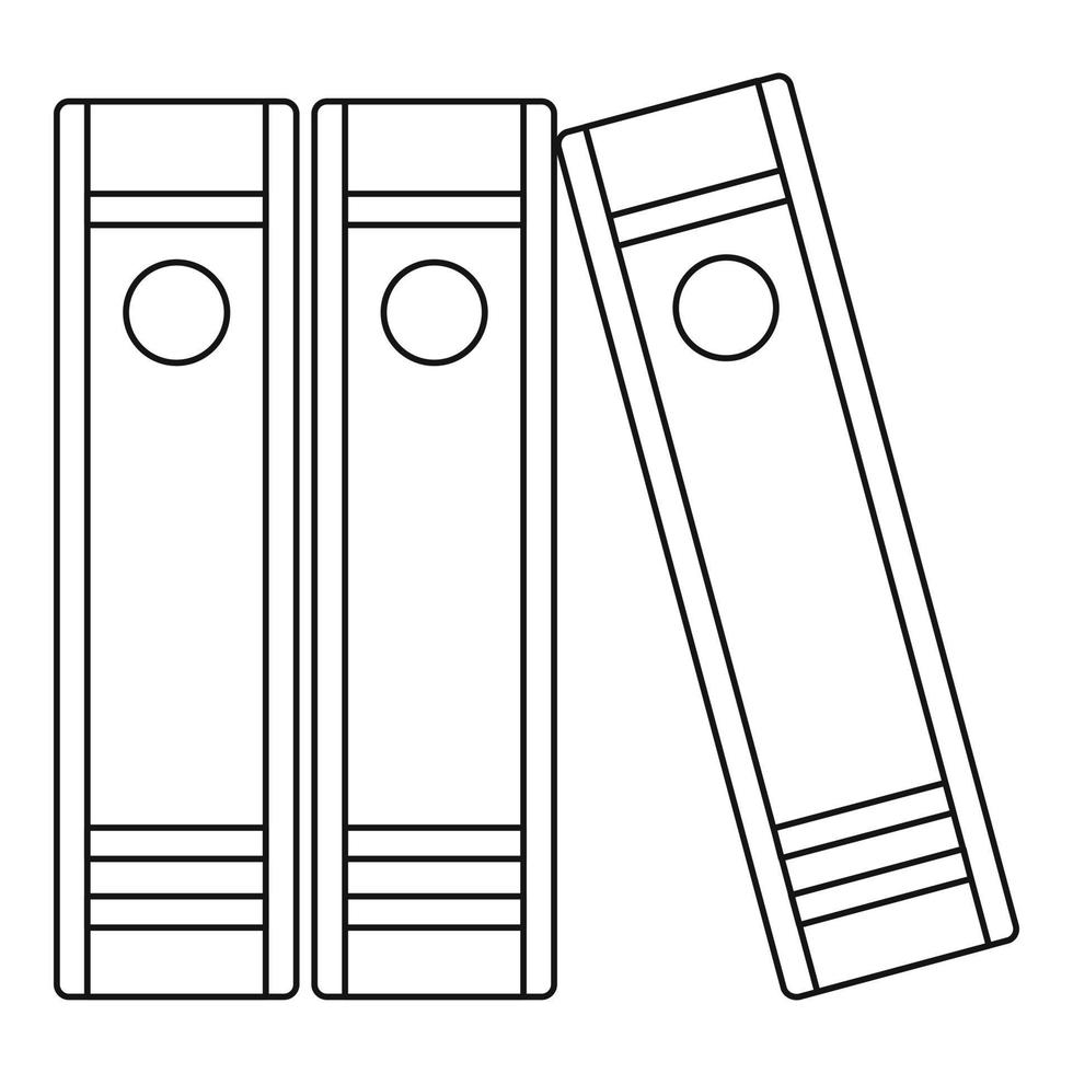 libro su mensola icona, schema stile. vettore