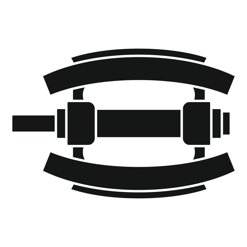 bicicletta pedale icona, semplice stile vettore