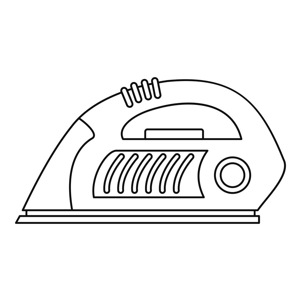 ferro icona, schema stile vettore