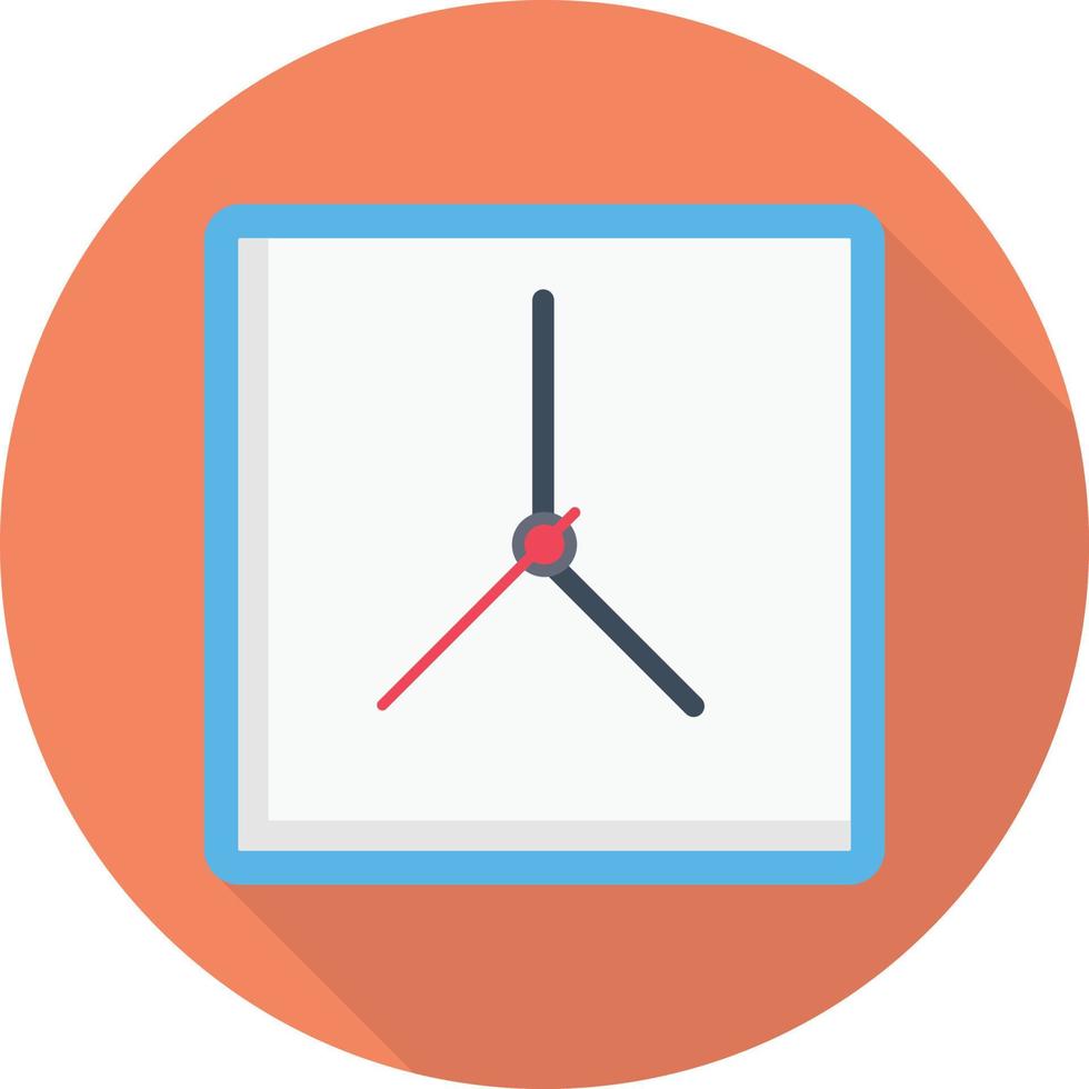 illustrazione vettoriale dell'orologio su uno sfondo. simboli di qualità premium. icone vettoriali per il concetto e la progettazione grafica.