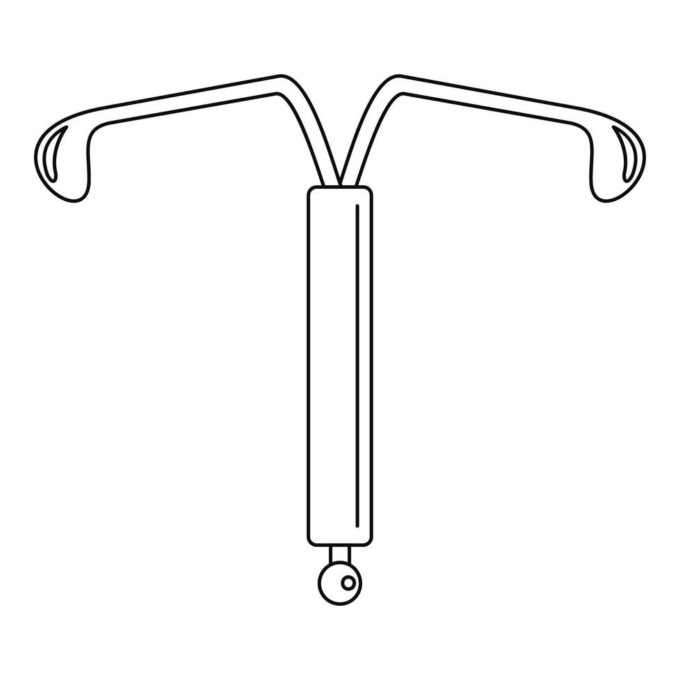 abortire attrezzo icona, schema stile vettore