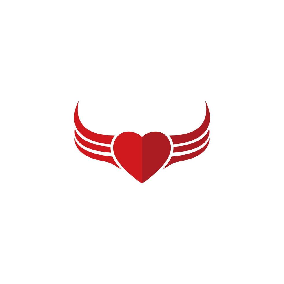 cuore logo design vettore modello. contento san valentino giorno concetto. infinito