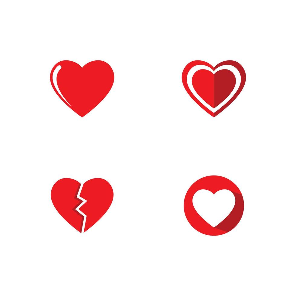 cuore logo design vettore modello. contento san valentino giorno concetto. infinito