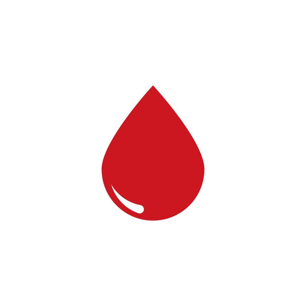 sangue logo vettore icona illustrazione