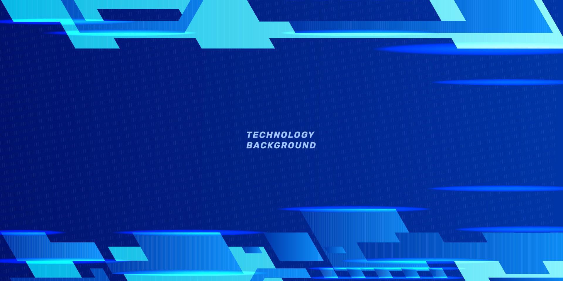 astratto digitale tecnologia futuristico concetto blu colore informatica energia Rete sfondo vettore