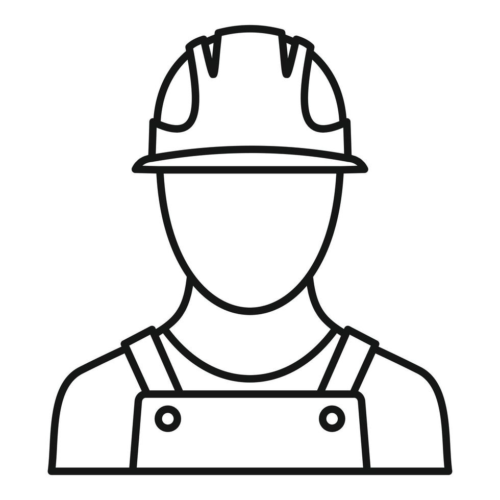 porta carico lavoratore icona, schema stile vettore