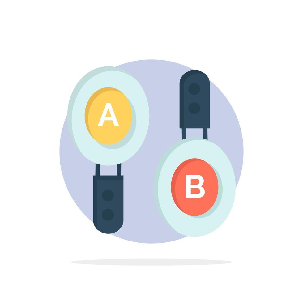 ricerca ricerca cartello calcolo astratto cerchio sfondo piatto colore icona vettore