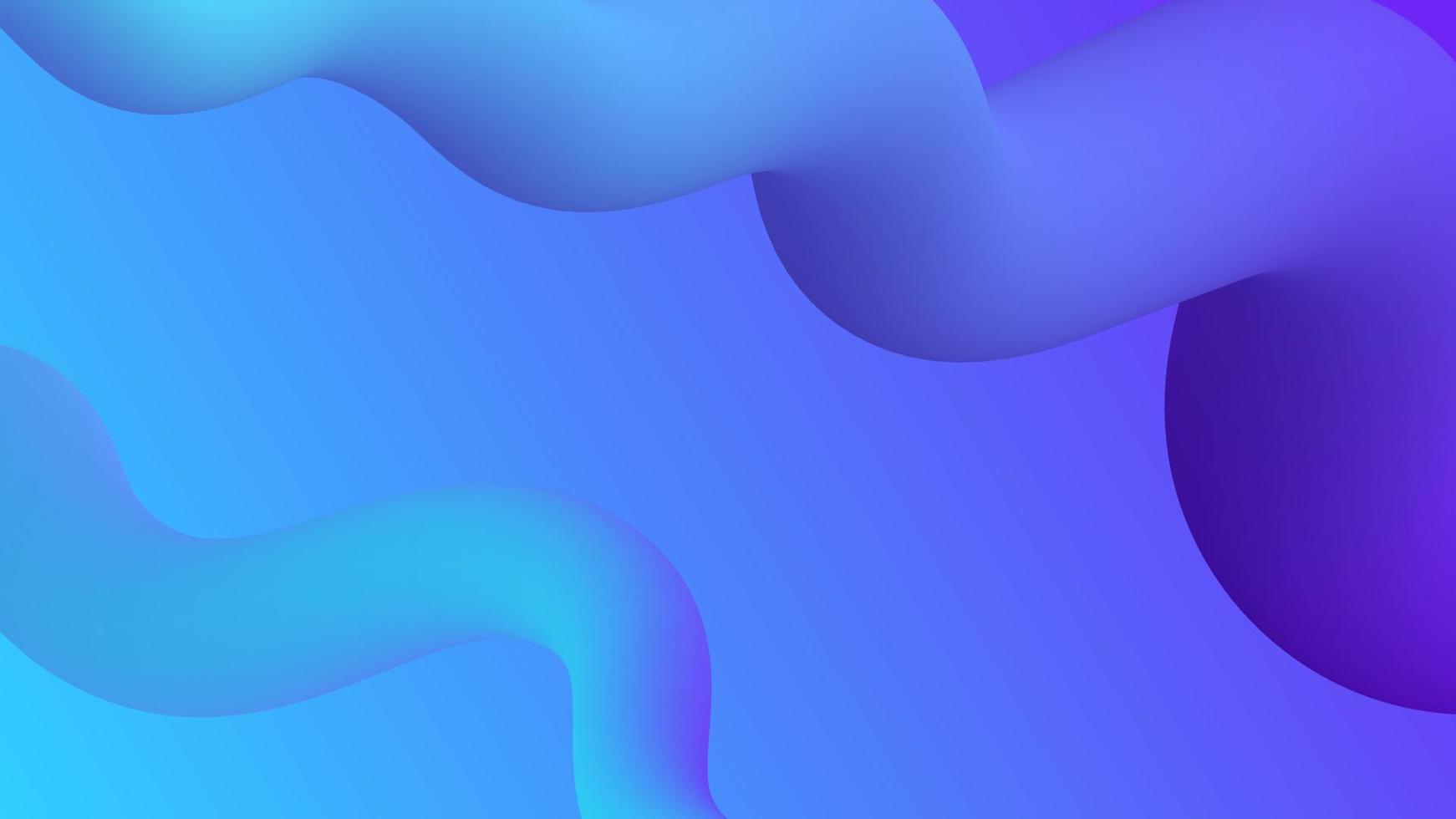 moderno colorato flusso linea manifesto. dinamico 3d forma. onda pendenza maglia liquido forma nel neon blu sfondo colore. astratto lava design per il tuo progetto. vettore illustrazione. di moda sfondo
