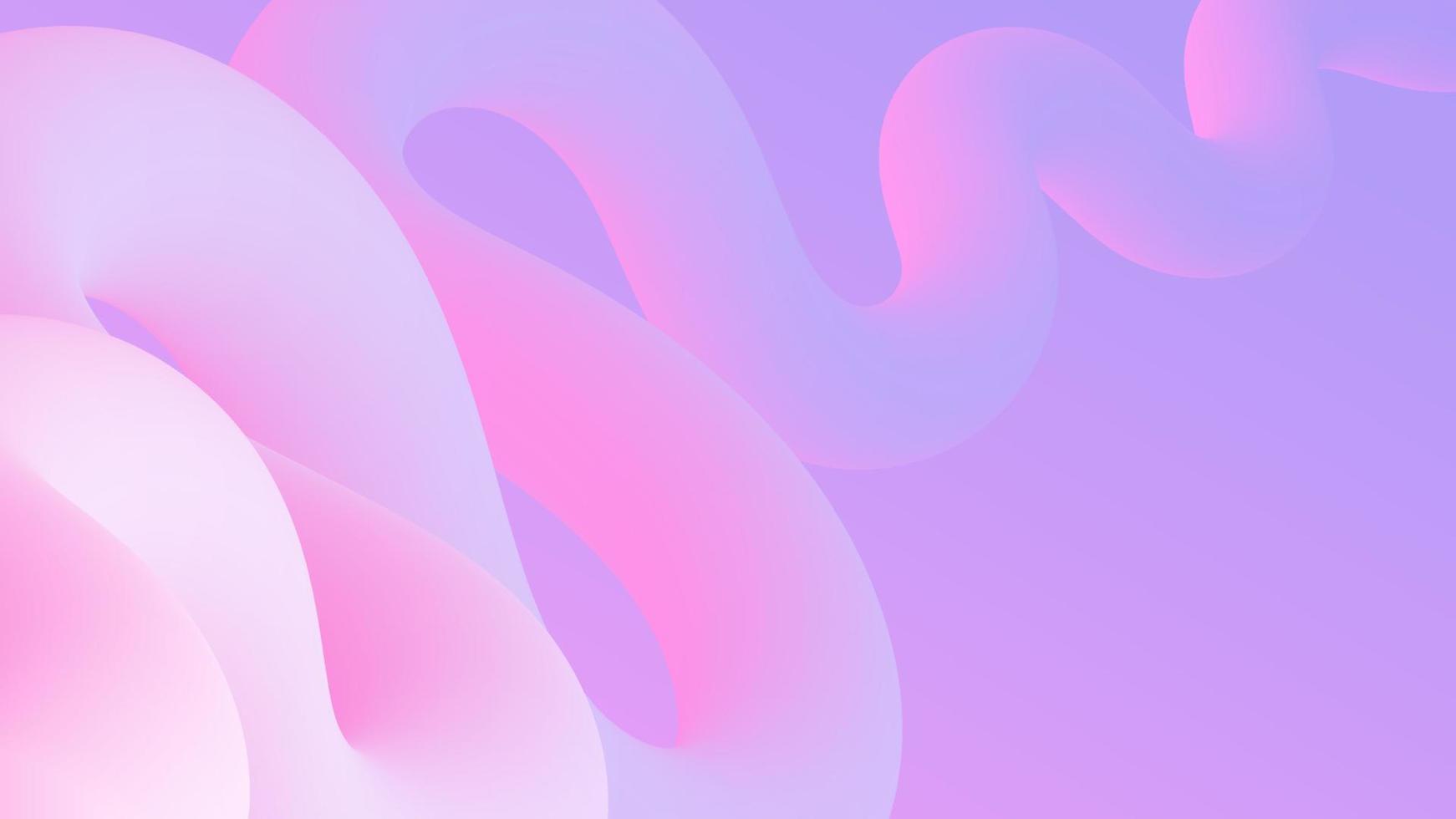 moderno colorato flusso linea manifesto. dinamico 3d forma. onda pendenza maglia liquido forma nel pastello rosa sfondo colore. astratto lava design per il tuo progetto. vettore illustrazione. di moda sfondo