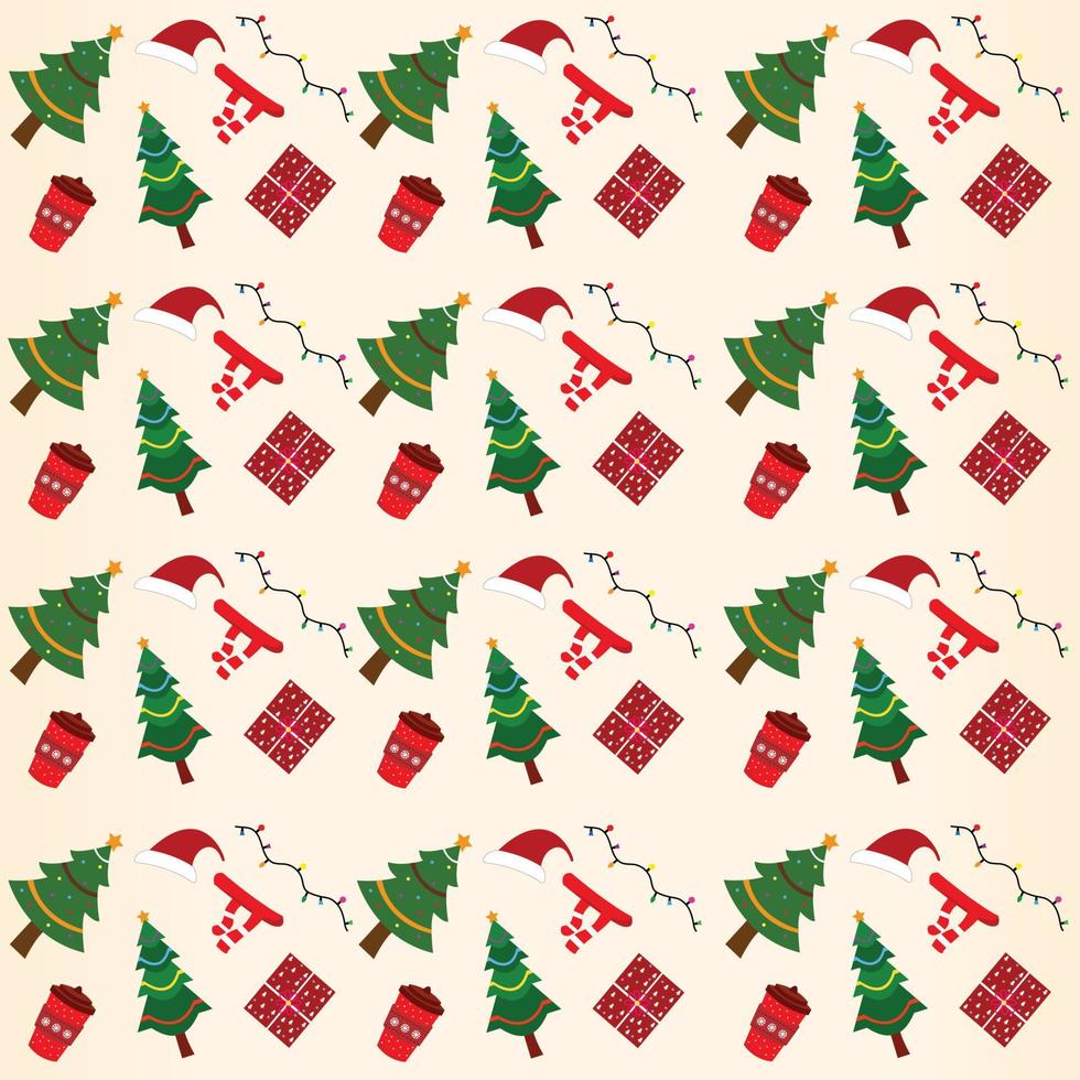 Natale seamless pattern vettore