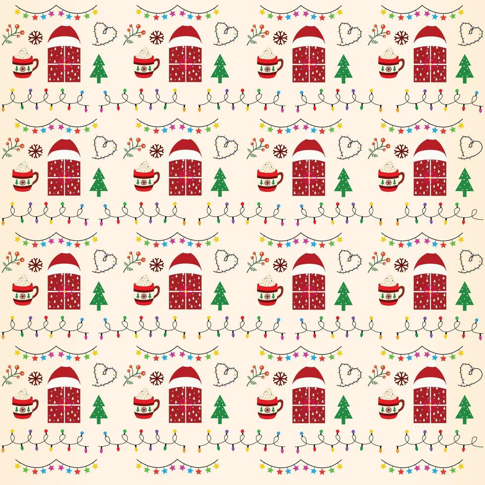 Natale seamless pattern vettore