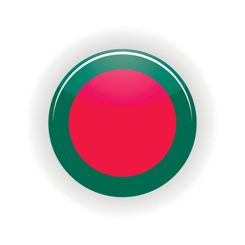 bangladesh icona cerchio vettore