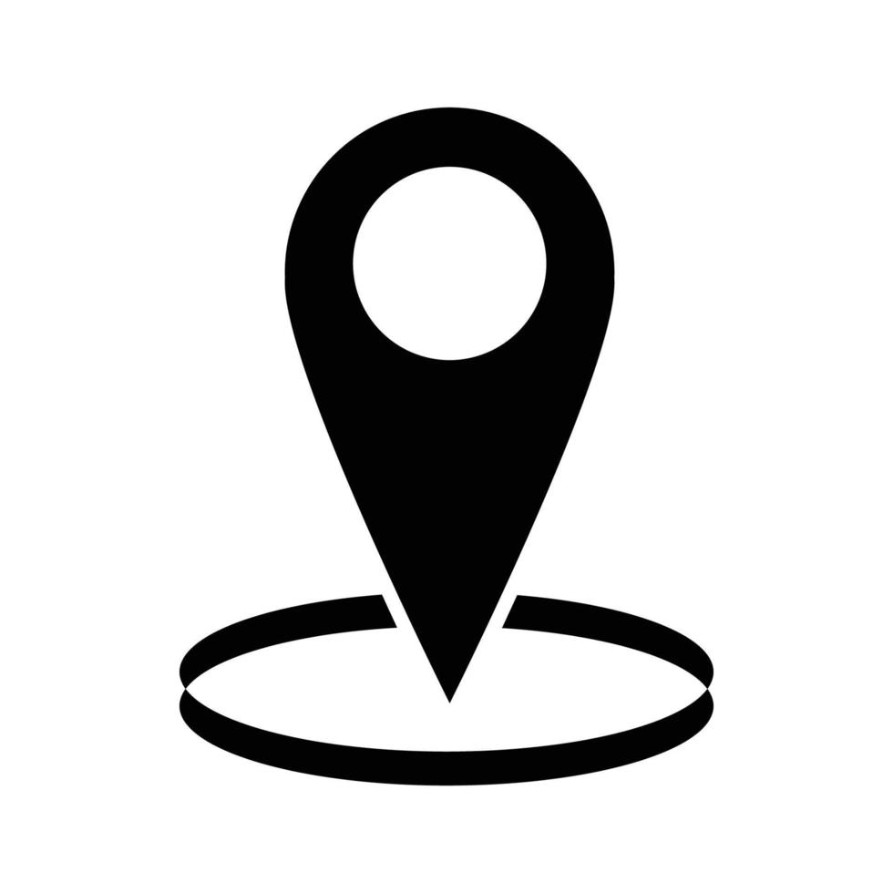 carta geografica logo Posizione vettore