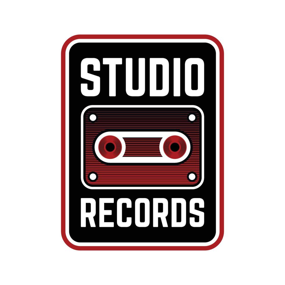 studio disco logo vettore