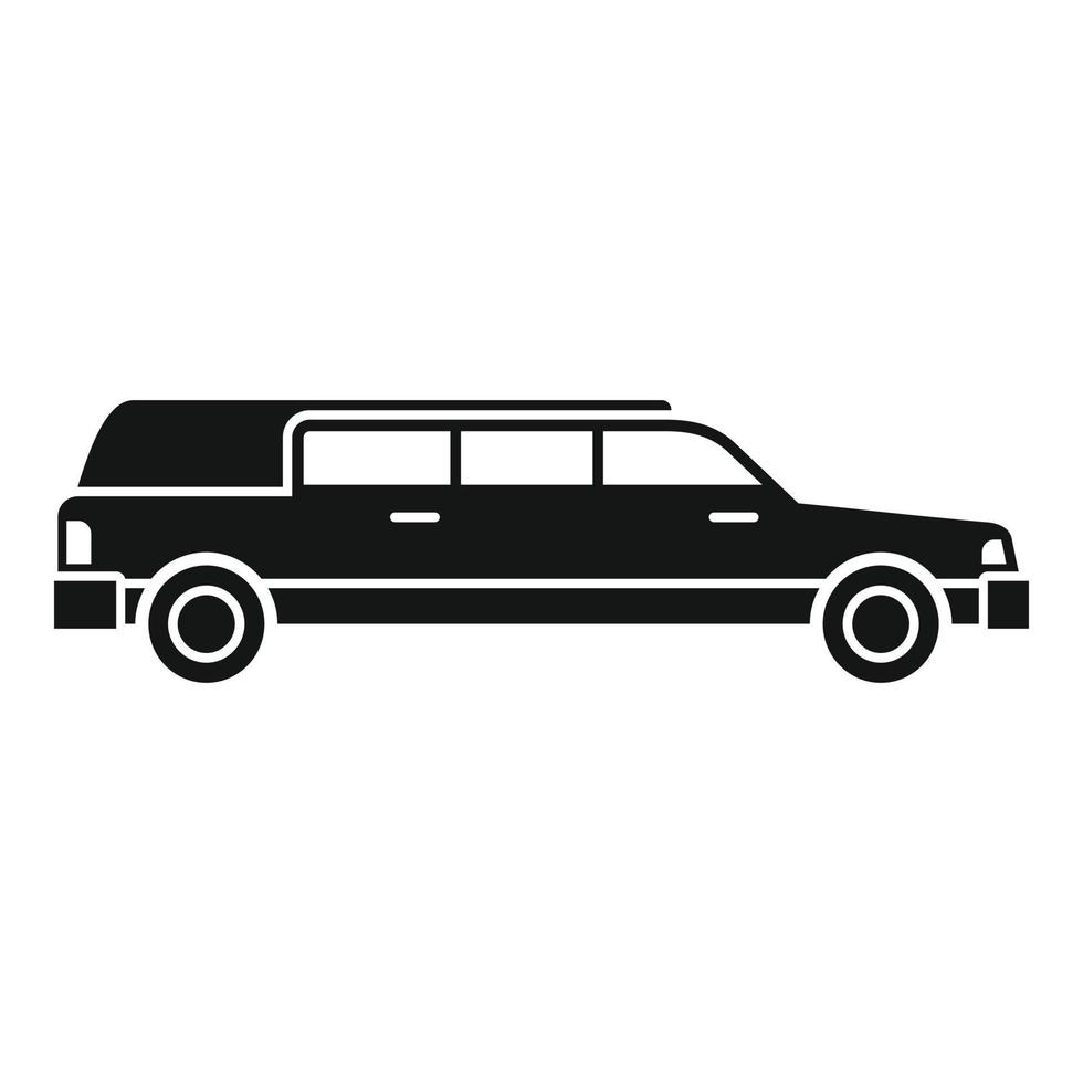 personale limousine icona, semplice stile vettore