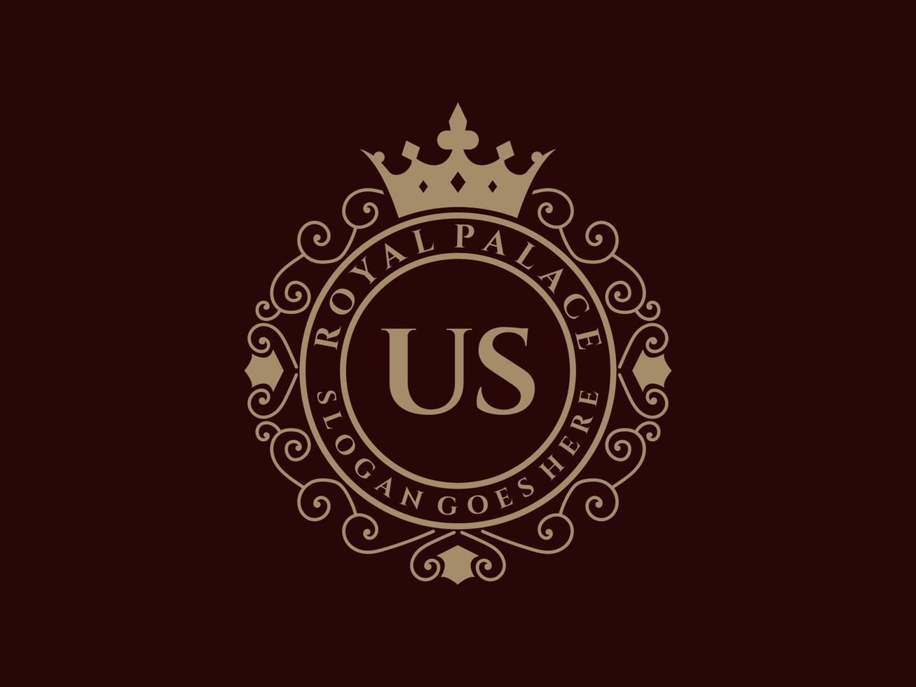 lettera noi antico reale lusso vittoriano logo con ornamentale telaio. vettore
