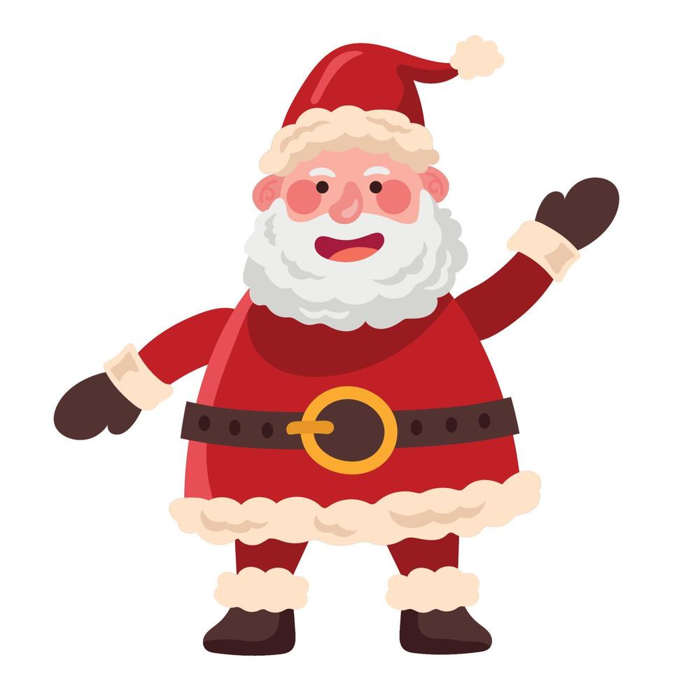 Santa Claus salutare vettore