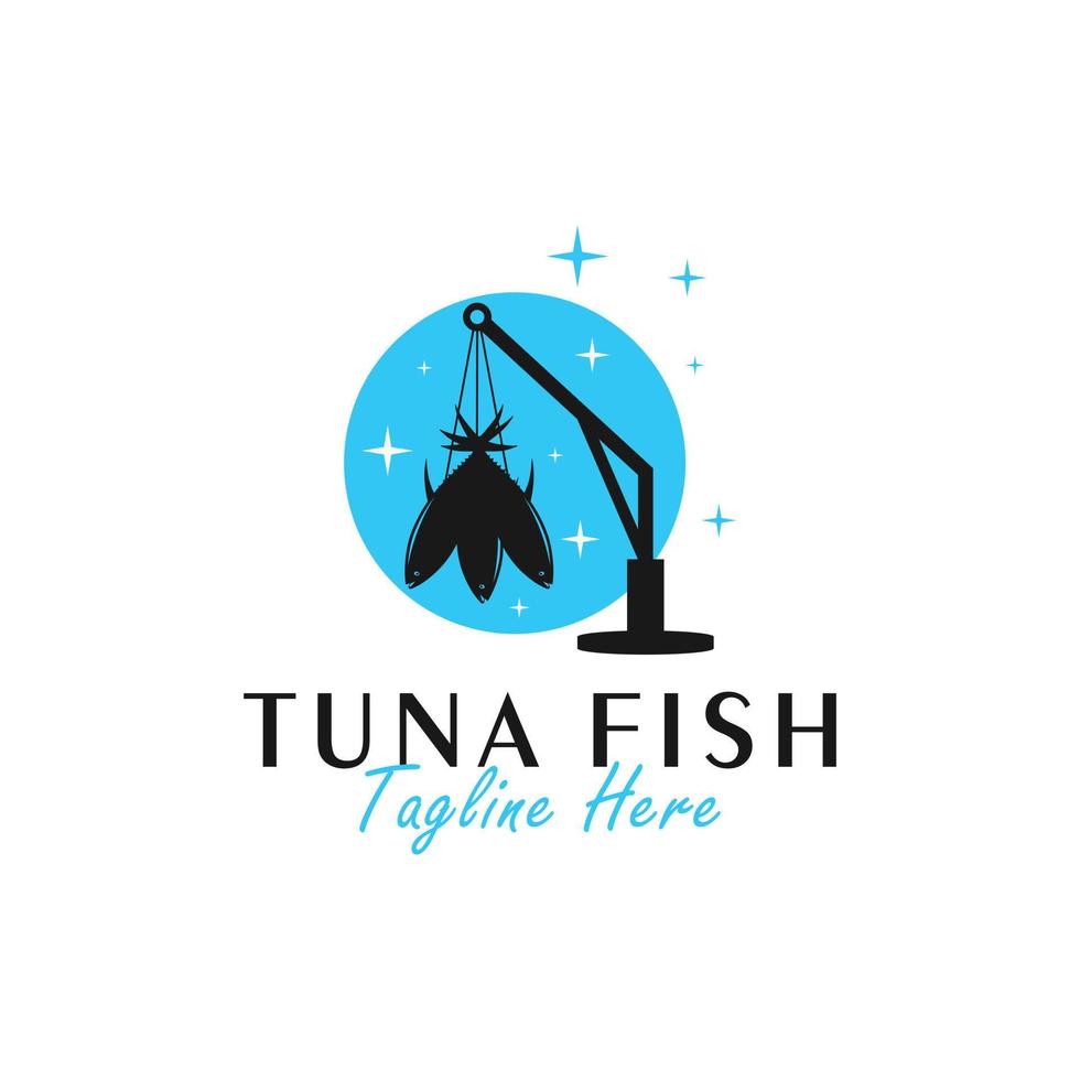 tonno pesce vettore illustrazione logo design